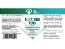Load image into Gallery viewer, Mulateiro Plus (worms / bacteria / fungi / babesia (for lymes) 30ml