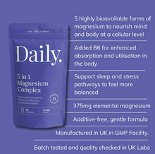 Load image into Gallery viewer, 5 in 1 Magnesium Complex + B6