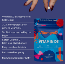 Load image into Gallery viewer, VitamoreD | Vitamin D3 as Calcifediol