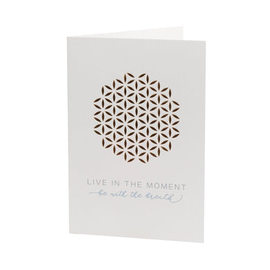 Gift Card - Live In The Moment Be With The Breath - Breathe360