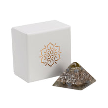 Load image into Gallery viewer, EMF Orgonite Desktop Pyramid - Breathe360