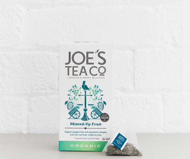 Joes Tea's Minted-Up Fruit Tea Bags