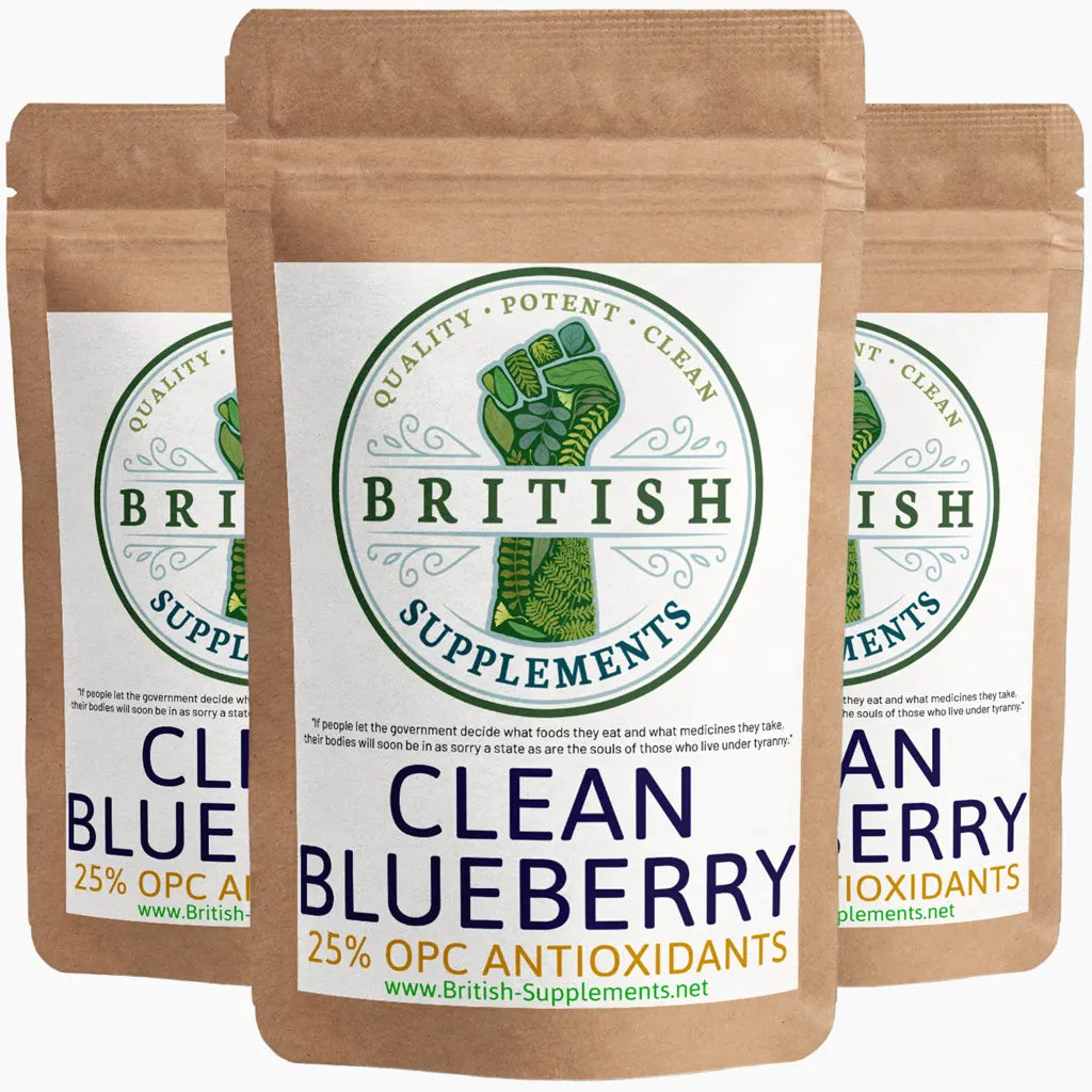 Clean Genuine Blueberry Extract 6440mg (25% opc antioxidants 40.25mg)