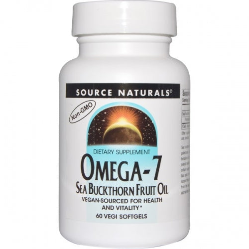 Omega-7, Seabuckthorn Fruit Oil, 60 Vegi Softgels