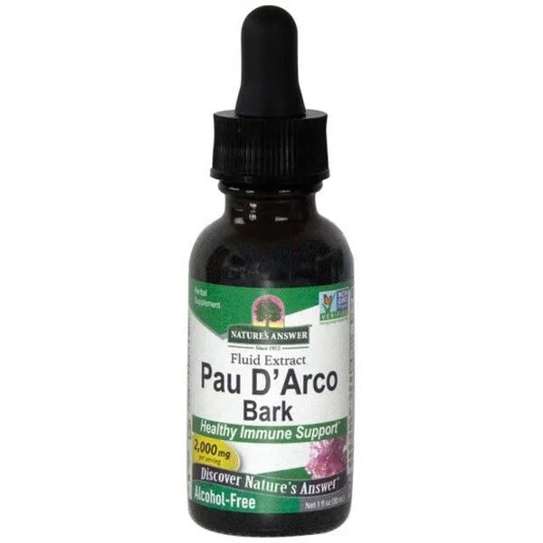 Pau D’Arco Bark (Alcohol Free) 30ml – Nature’s Powerful Immune & Gut Support