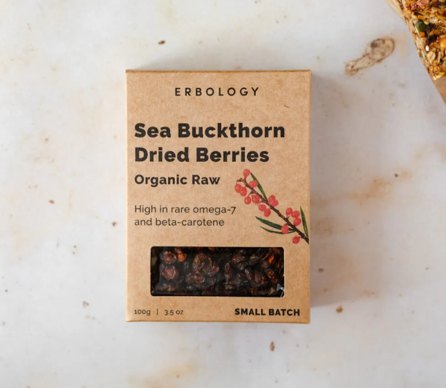Erbology Organic Dried Seabuckthorn Berries