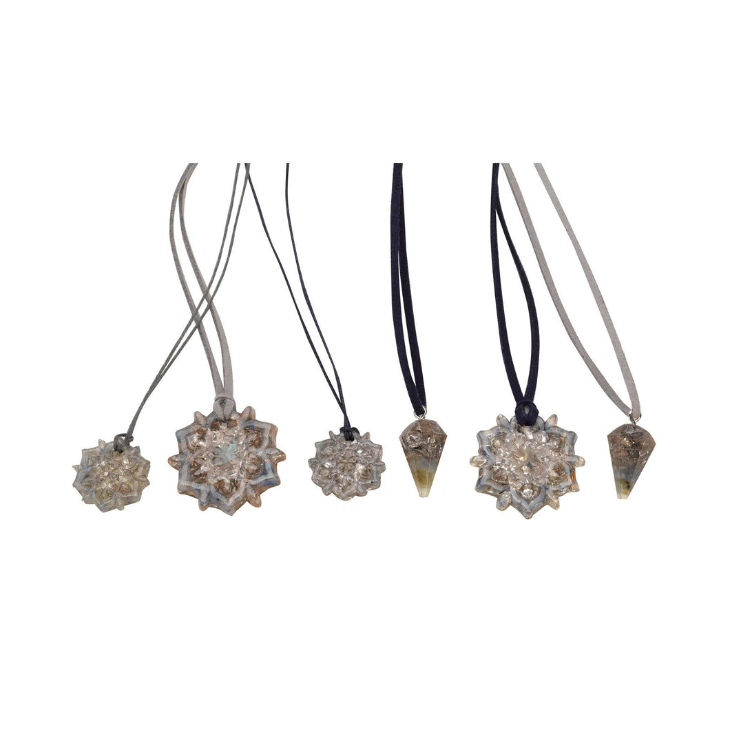 EMF Orgonite Vegan Cord Necklace - Breathe360