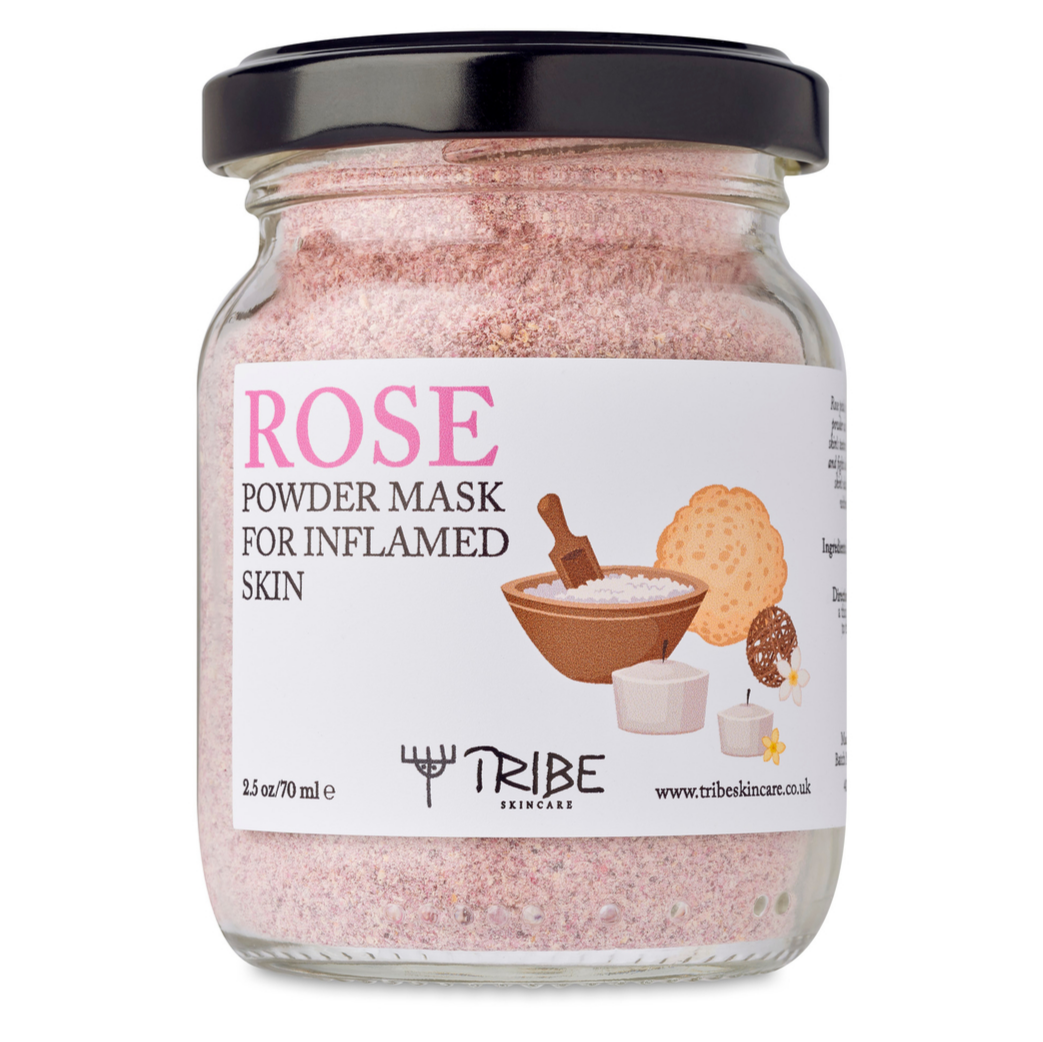 Tribe Rose Powder Mask for Inflamed Skin - Breathe360