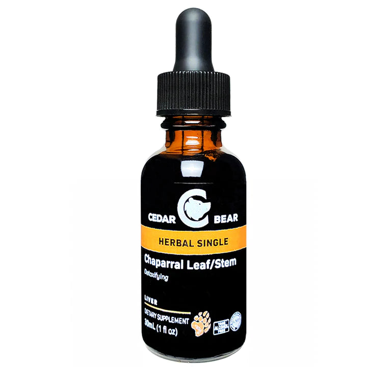 Cedar Bear® Chaparral Leaf/Stem 30ml Detoxifying