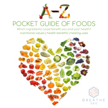 Load image into Gallery viewer, A-Z Pocket Guide of Food (digital download) - Breathe360
