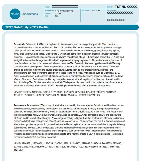 MycoTOX Profile Test (Mould/Mold)